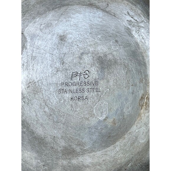 Vintage Progesssive Steel Teapot W/ Black Handle / Korea / Country Kitchen Home - Picture 12 of 13